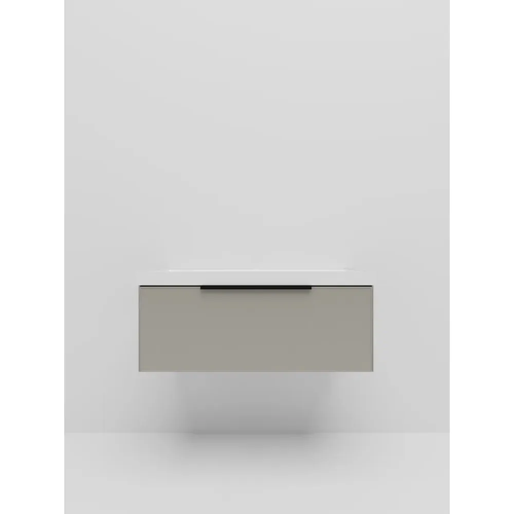 Тумба под раковину подвесная La Fenice SIMPLA FNC-01-SIM-C-100, бежевая