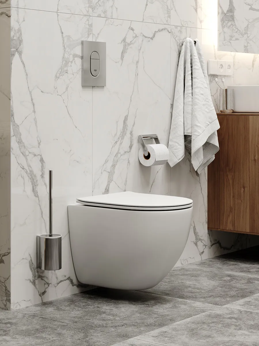 Унитаз подвесной Maretti Elena безободковый с микролифтом, EA10PBM67-844, белый