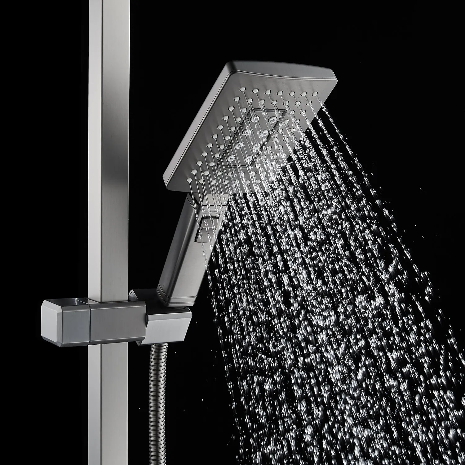 Душевая система Rose R1556T, пепельный