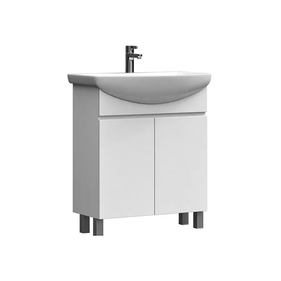 Тумба с раковиной напольная VIGO Wing tn.WIN.BAL.60.2D белый, 60 см