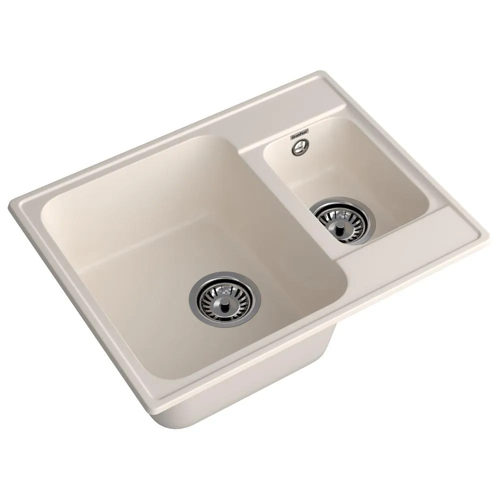 Кухонная мойка GranFest QUARZ 9, белый