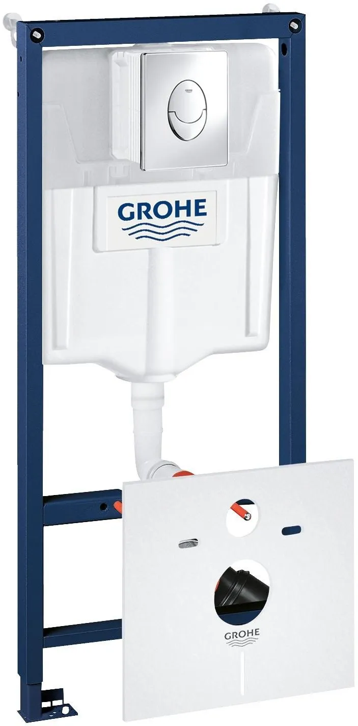 Инсталляция для унитаза подвесного стандартная комплект Grohe Rapid SL (38750001)