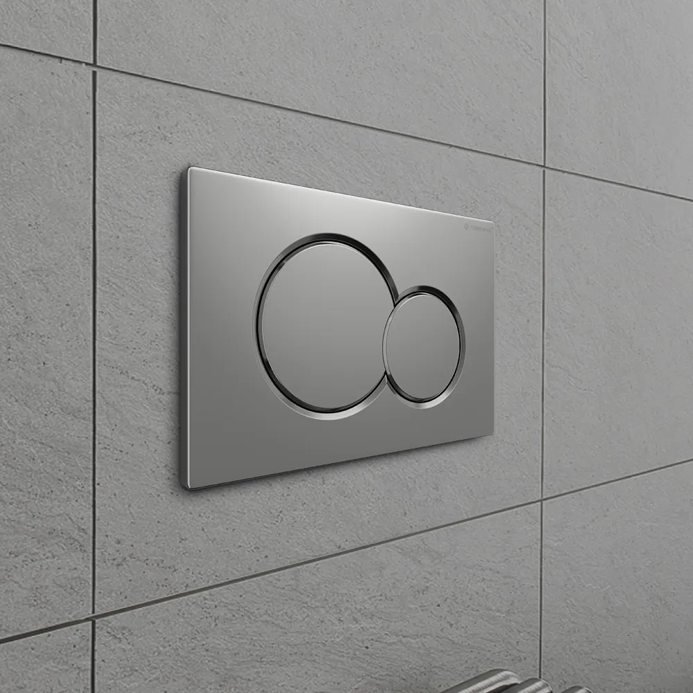 Клавиша смыва Terminus 52K24х16M, матовый хром