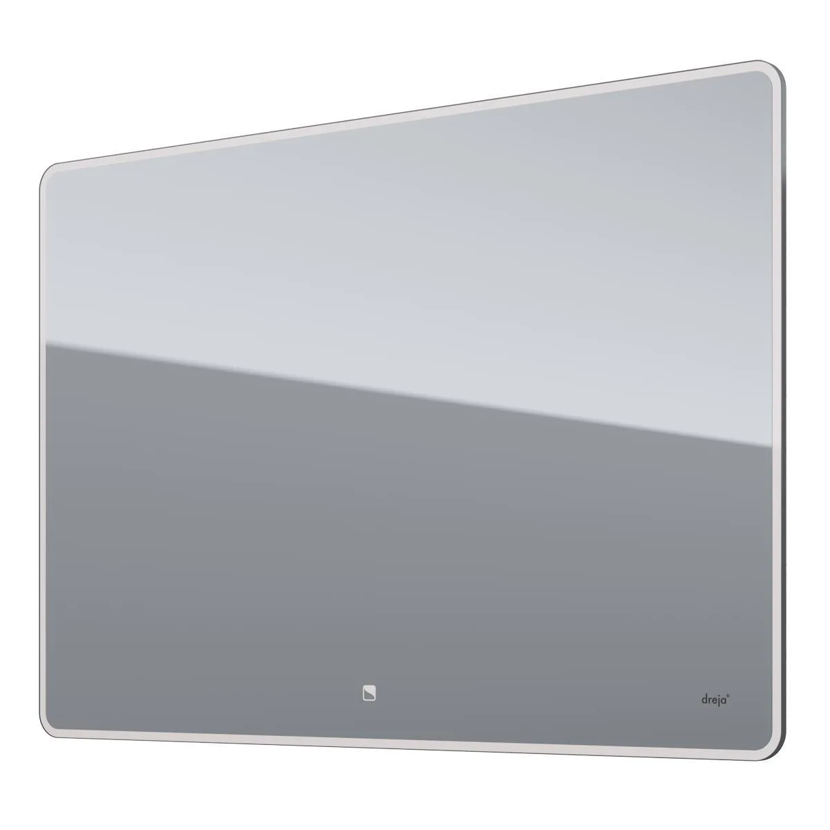 Зеркало Dreja Point 100x70 см, белый