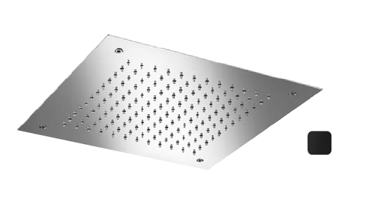 Верхний душ Almar Shower Heads built-n, 380х380, черный матовый (E044046.MB)