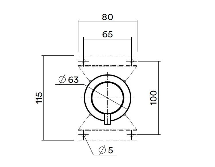 Внутренняя часть Quadro design Source/Ottavo, назначение-смеситель для душа, сталь брашированная (IN044 AS)