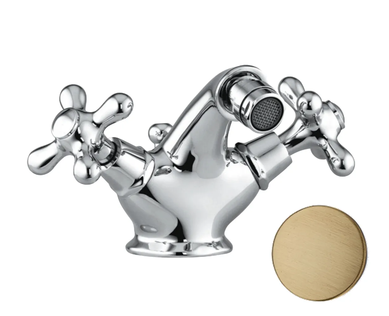 Смеситель для биде Fiore MARGOT 26ZZ0632, бронза