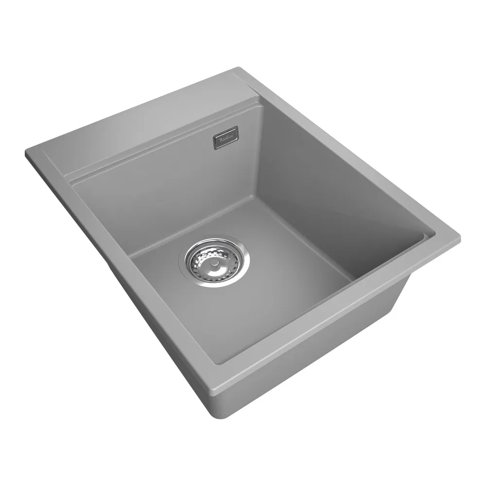 Кухонная мойка Rivelato TESORO TR-405, серый металлик