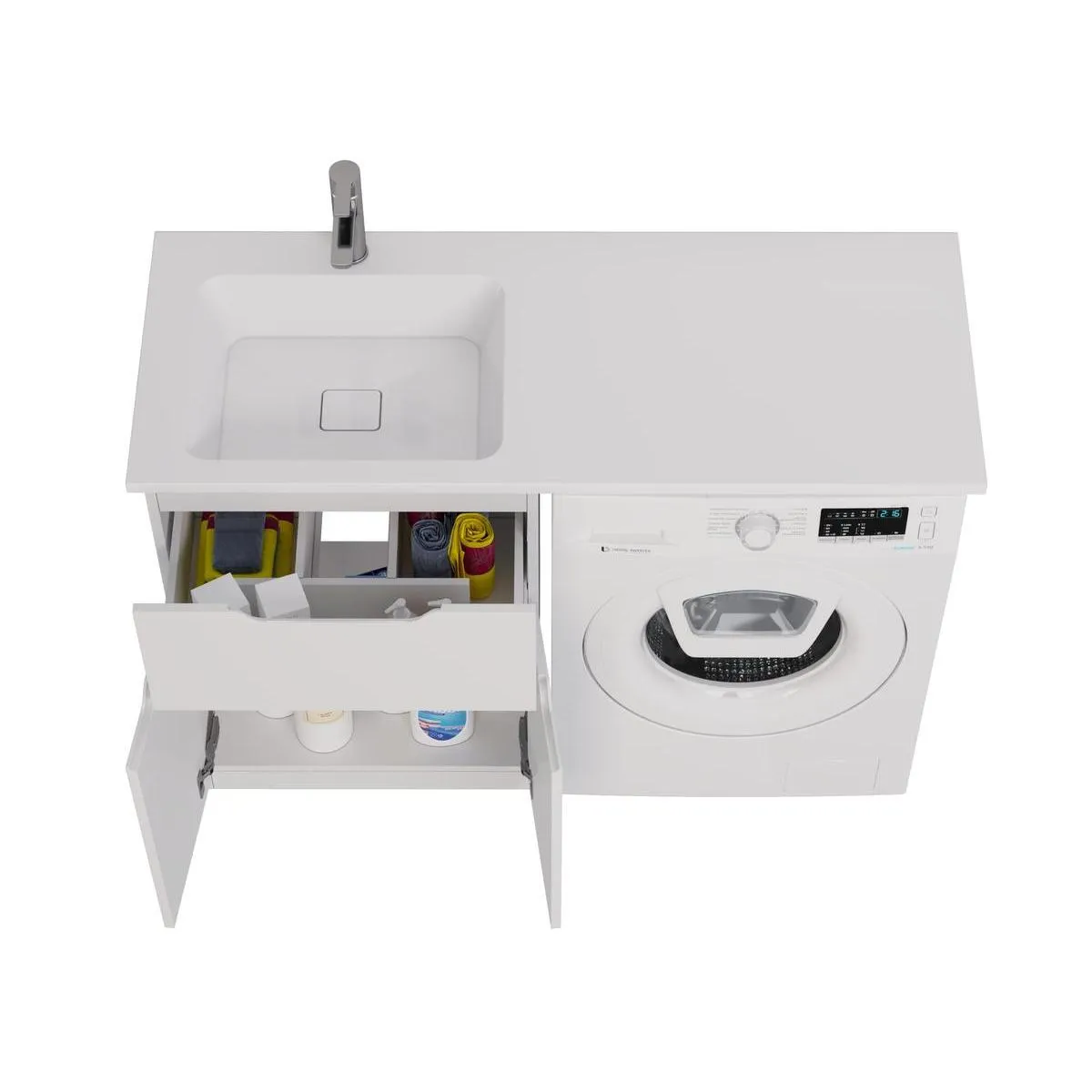 Тумба под раковину напольная Dreja Vega 60 см, белый