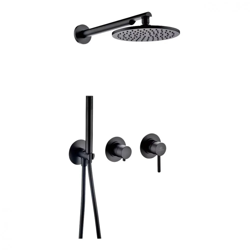 Душевая система встраиваемая FILARETE FL1030BL, черный