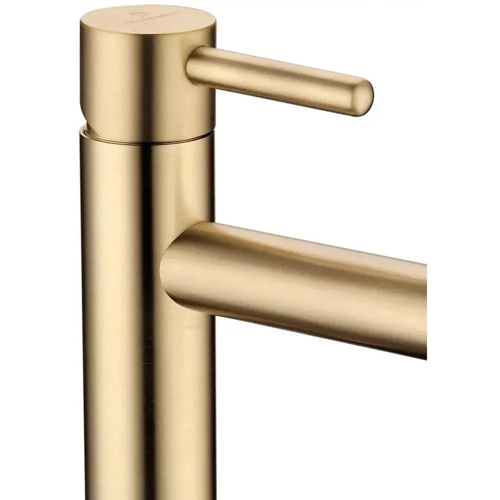 Смеситель для раковины Grocenberg GB2099MG, матовое золото