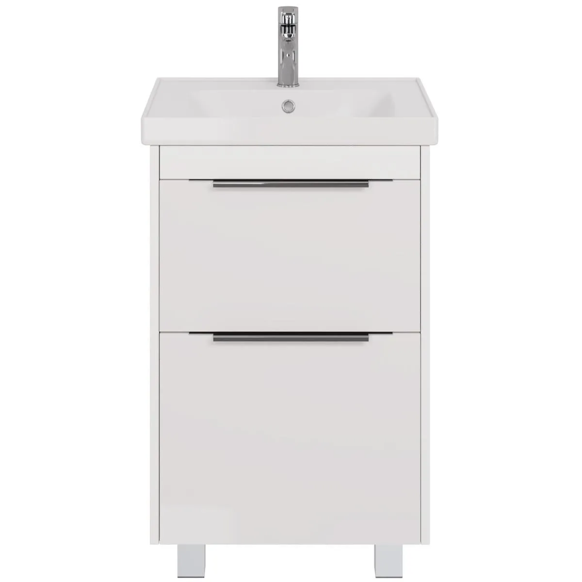 Тумба под раковину подвесная/напольная Dreja Prime 60 см, белый