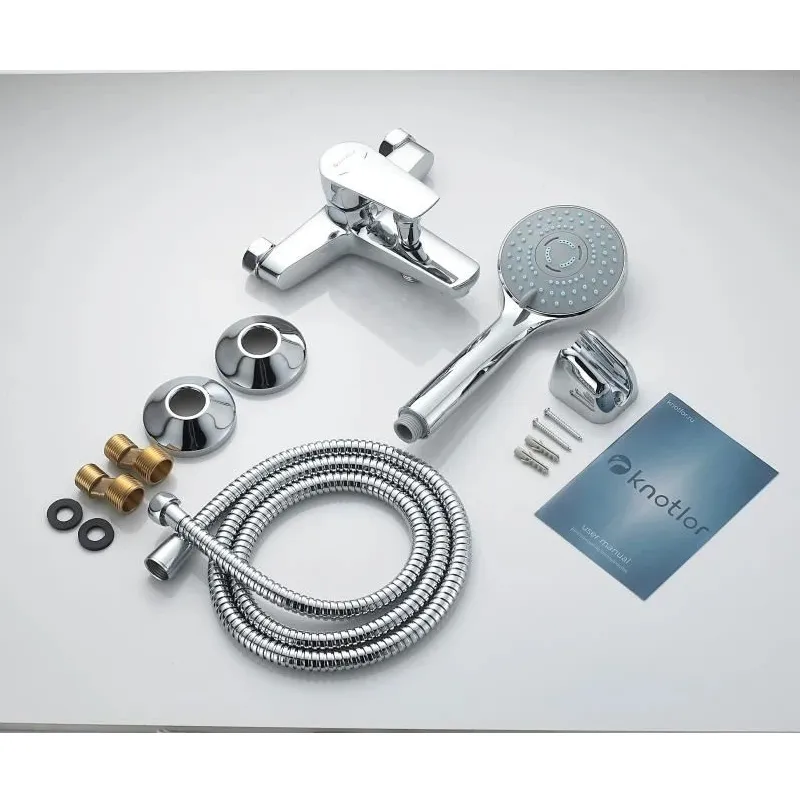 Смеситель для ванны Knotlor KN-14, хром