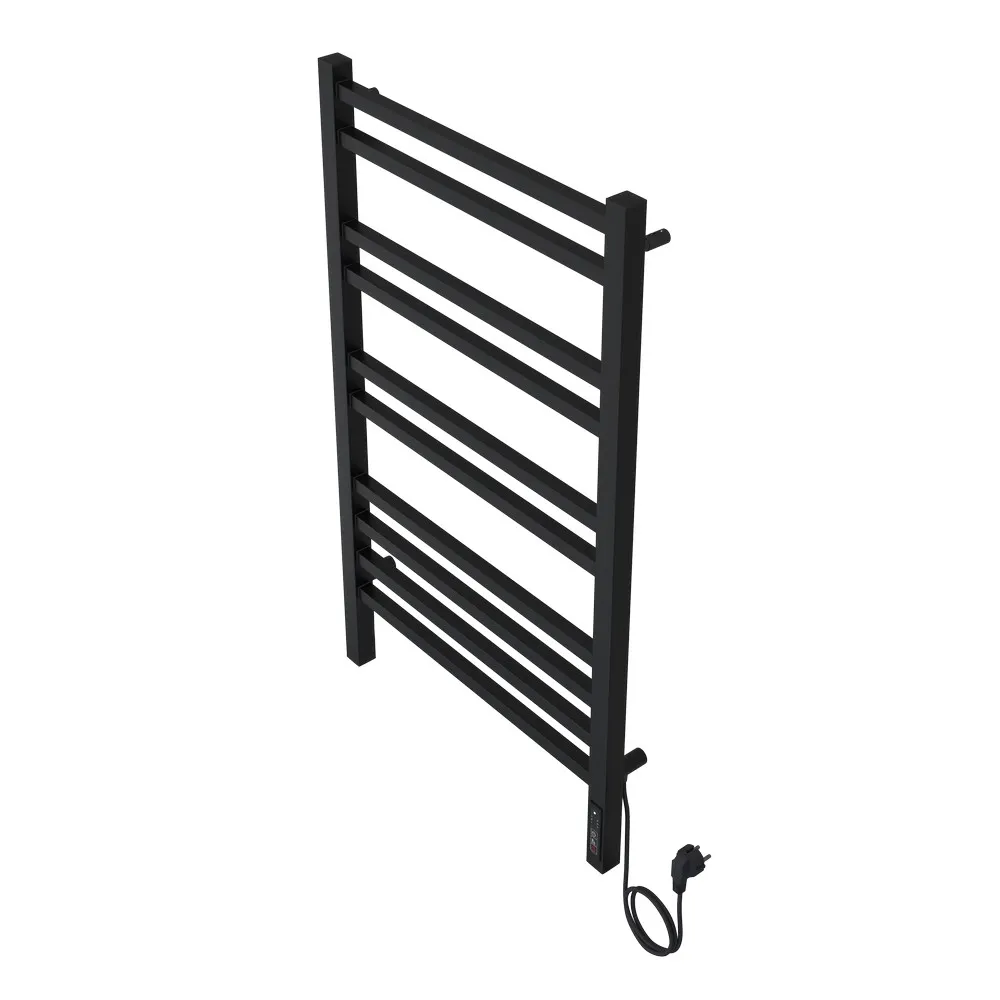 Полотенцесушитель электрический Aquatek Альтаир П10 500х900, quick touch, черный муар