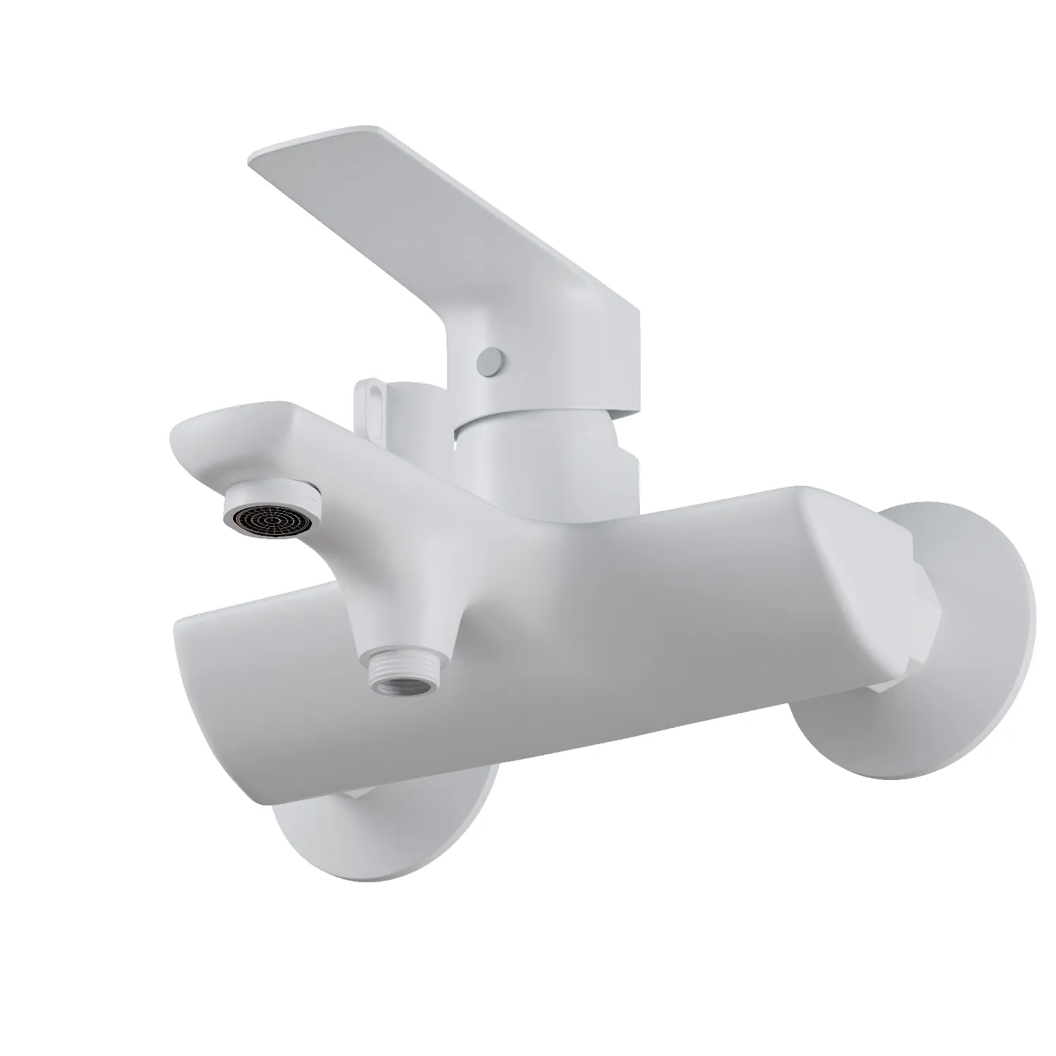 Смеситель для ванны 35k MIXLINE МЛ15-01 (ML15-01W) БЕЛЫЙ (556667)