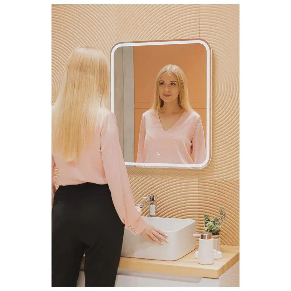 Зеркало Silver Mirrors Стив 600х700 (сенсорный выключатель)