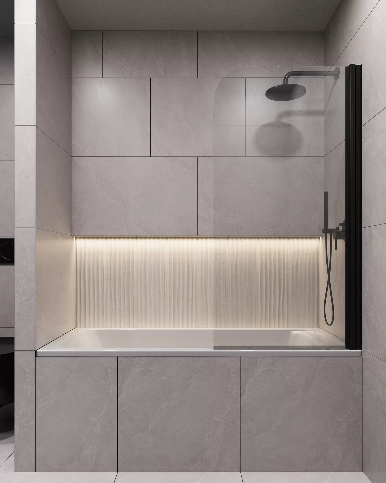 Шторка для ванны поворотная Timo TCM-80/03C-6 на монопетле 1400*800, стекло прозрачное 6 мм (T28)