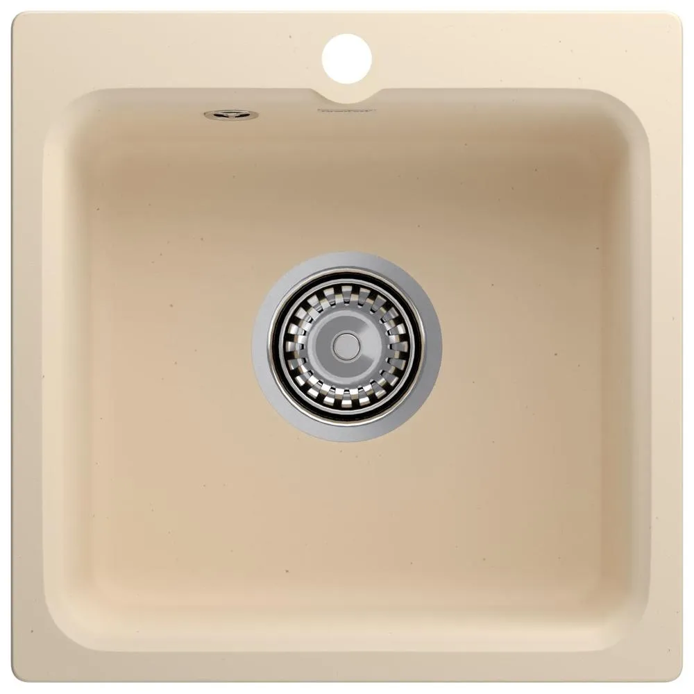 Кухонная мойка GranFest SMART 430, бежевый