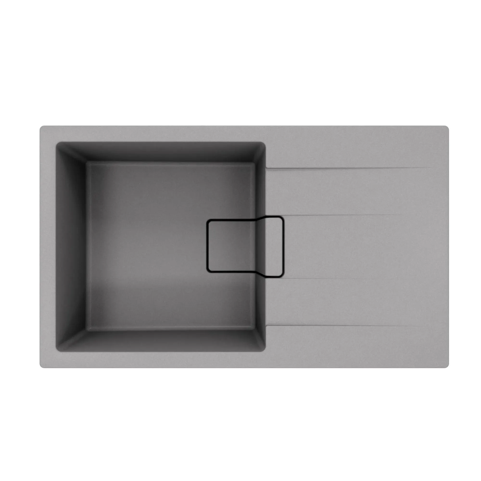 Кухонная мойка Florentina РИВЬЕРА 20.485.D0860.307, серый шёлк