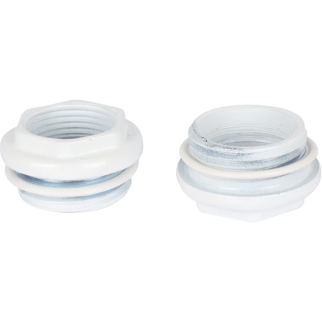 Универсальный монтажный комплект STOUT для подключения радиатора 3/4" RAL 9016 (SKU-0111-000134)