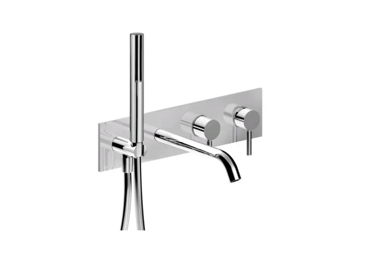 Смеситель для ванны и душа Fantini Nostromo, хром (50 02 E821B)