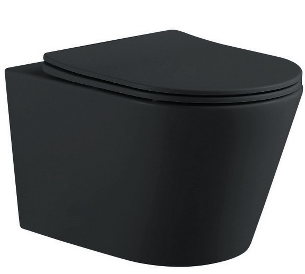 Унитаз подвесной Aquatek Вега AQ1905-00 безободковый, тонкое сиденье с механизмом плавного закрывания