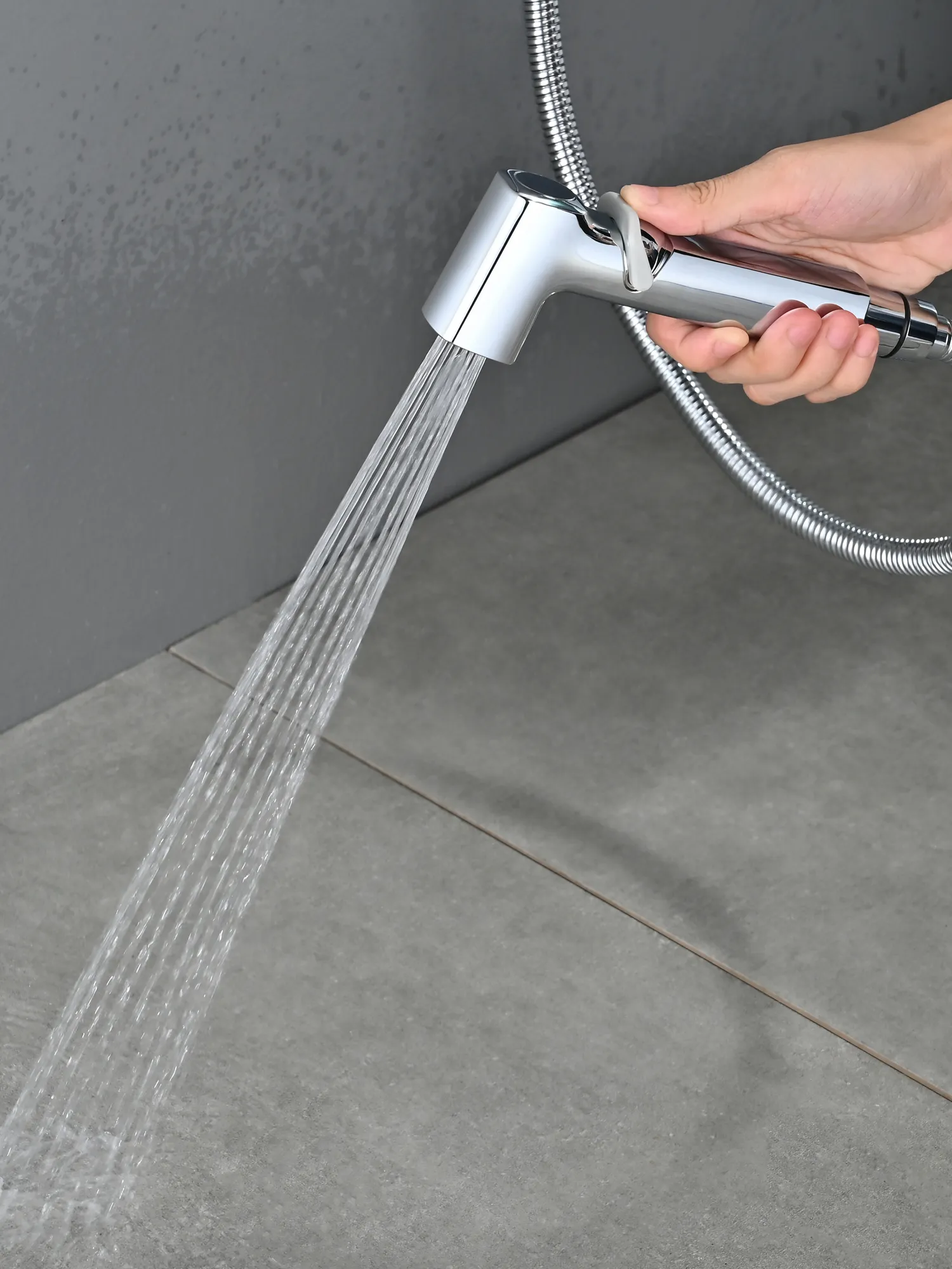 Гигиенический душ со смесителем Rose R245, хром