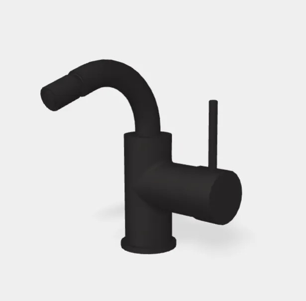 Смеситель для биде Fima Carlo Frattini Spillo Up, чёрный матовый (F3042NS)