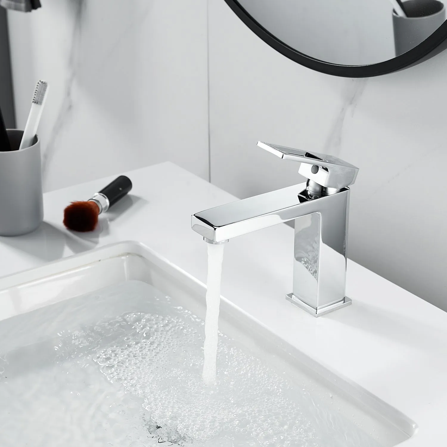 Смеситель для раковины Raffine F0196, хром