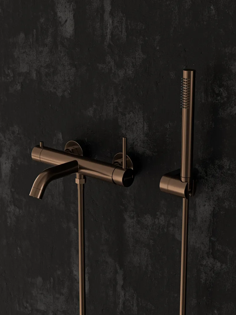 Смеситель для ванны Knotlor SS-23/RB, бронза