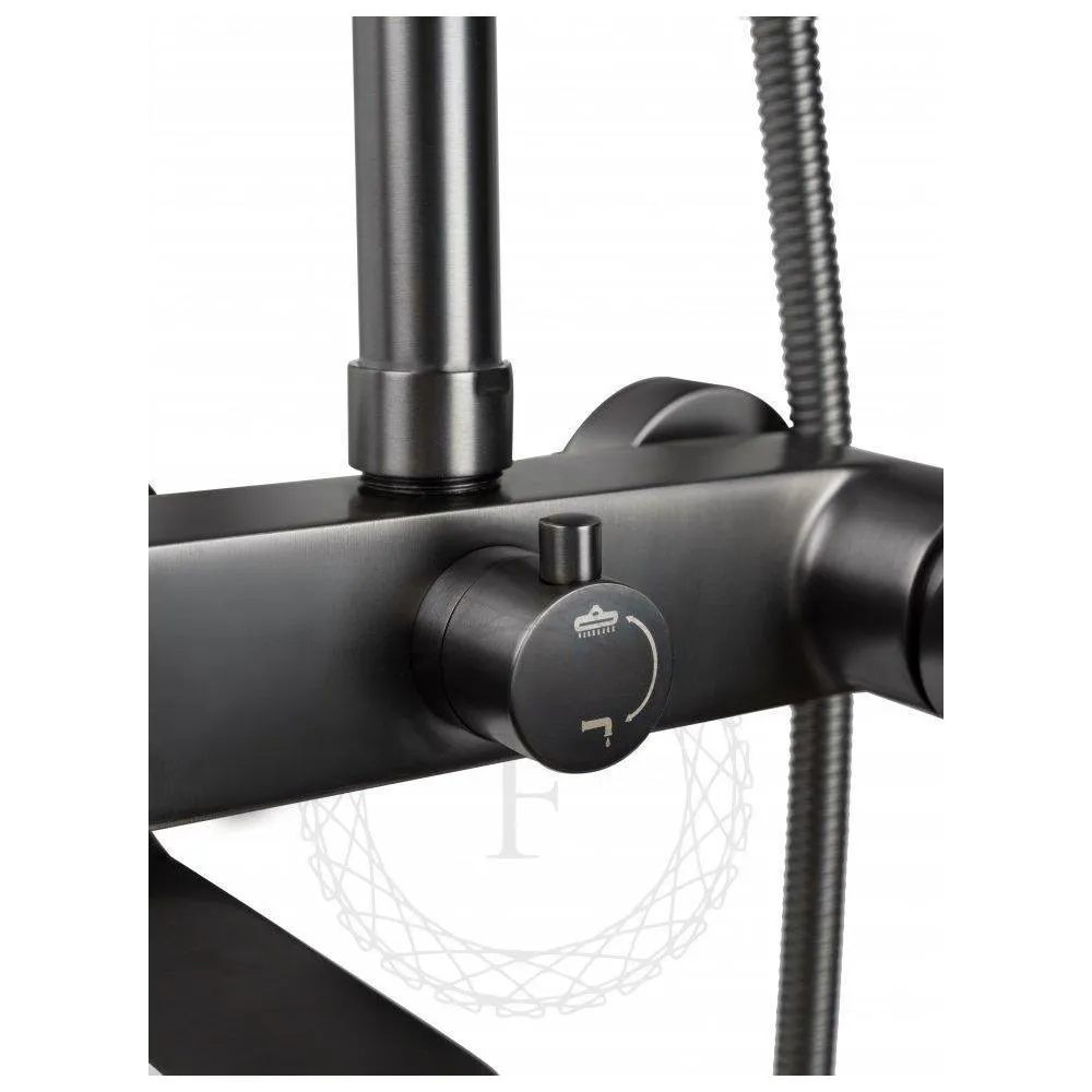 Душевая система FILARETE Retta FL2030BG, графит