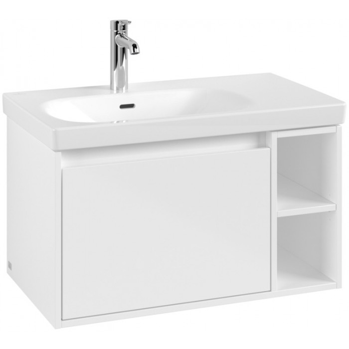 Тумба под раковину Villeroy & Boch Skyla, 1 выдвижной ящик 772х436x439, Brilliant White (C78800VE)