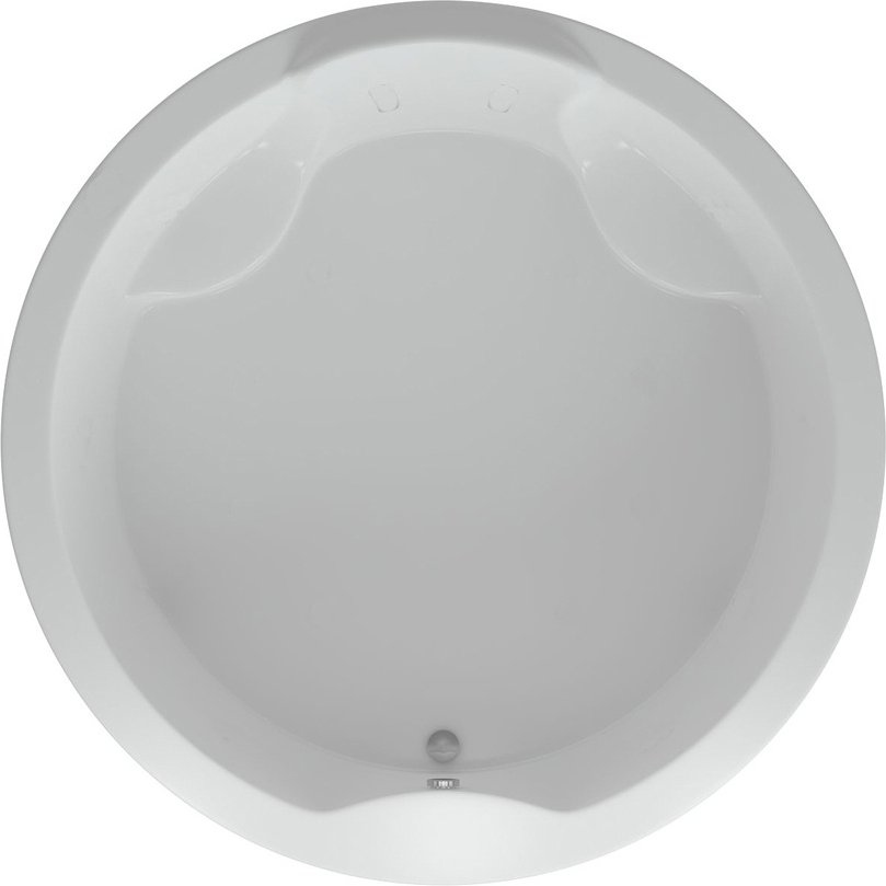 Акриловая ванна Aquatek Аура 1800x1800 с фронтальным экраном, вклеенный каркас (AUR180-0000033)