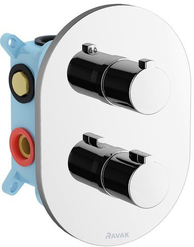 Термостат для ванны Ravak Termo TE 067.00 (X070075) скрытого монтажа