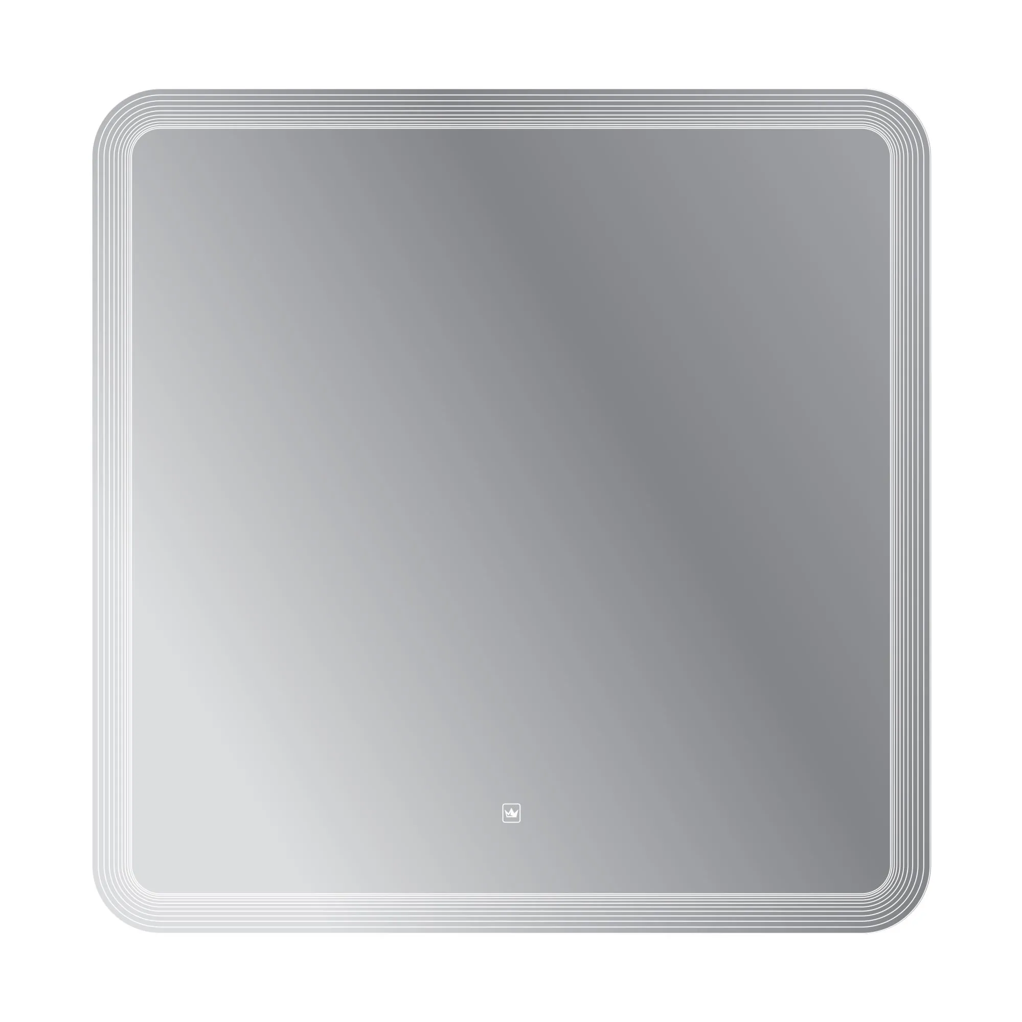 Зеркало с лазерной гравировкой и подсветкой Cezares Duet 800x800x30 (CZR-SPC-DUET-800-800-LED-TCH)