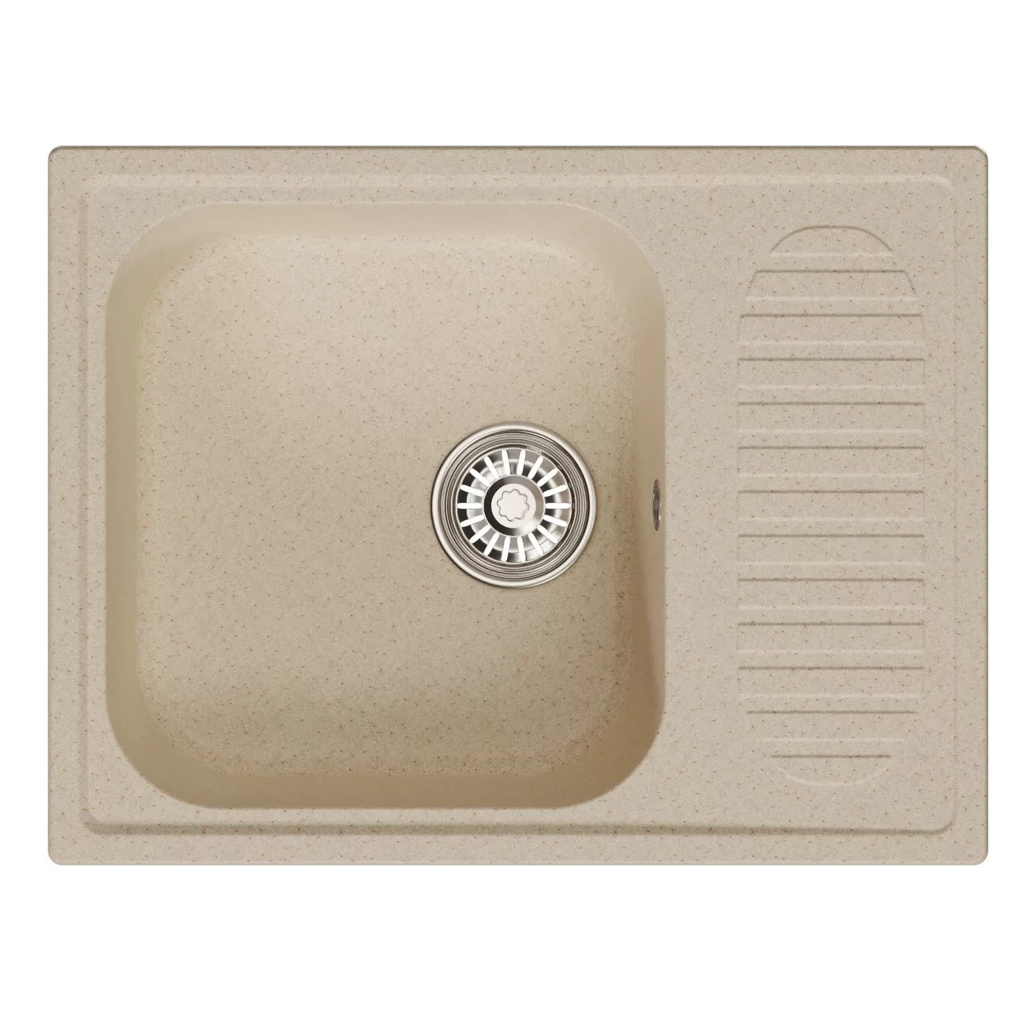 Мойка MIXLINE ML-GM18 с крылом  бежевая (328) 640*490*190мм NEW (551973)