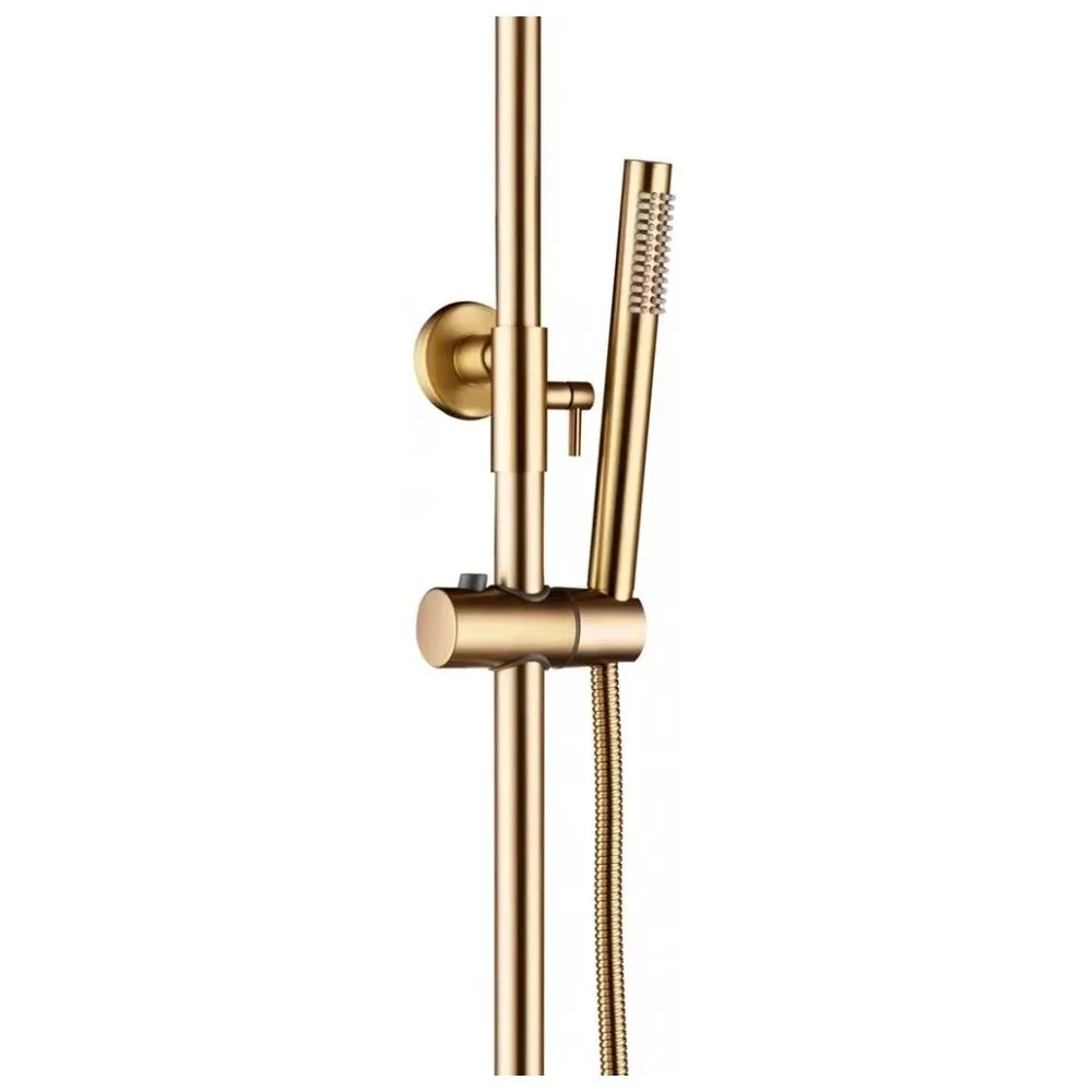 Душевая система с термостатом Grocenberg GB7038MG, матовое золото