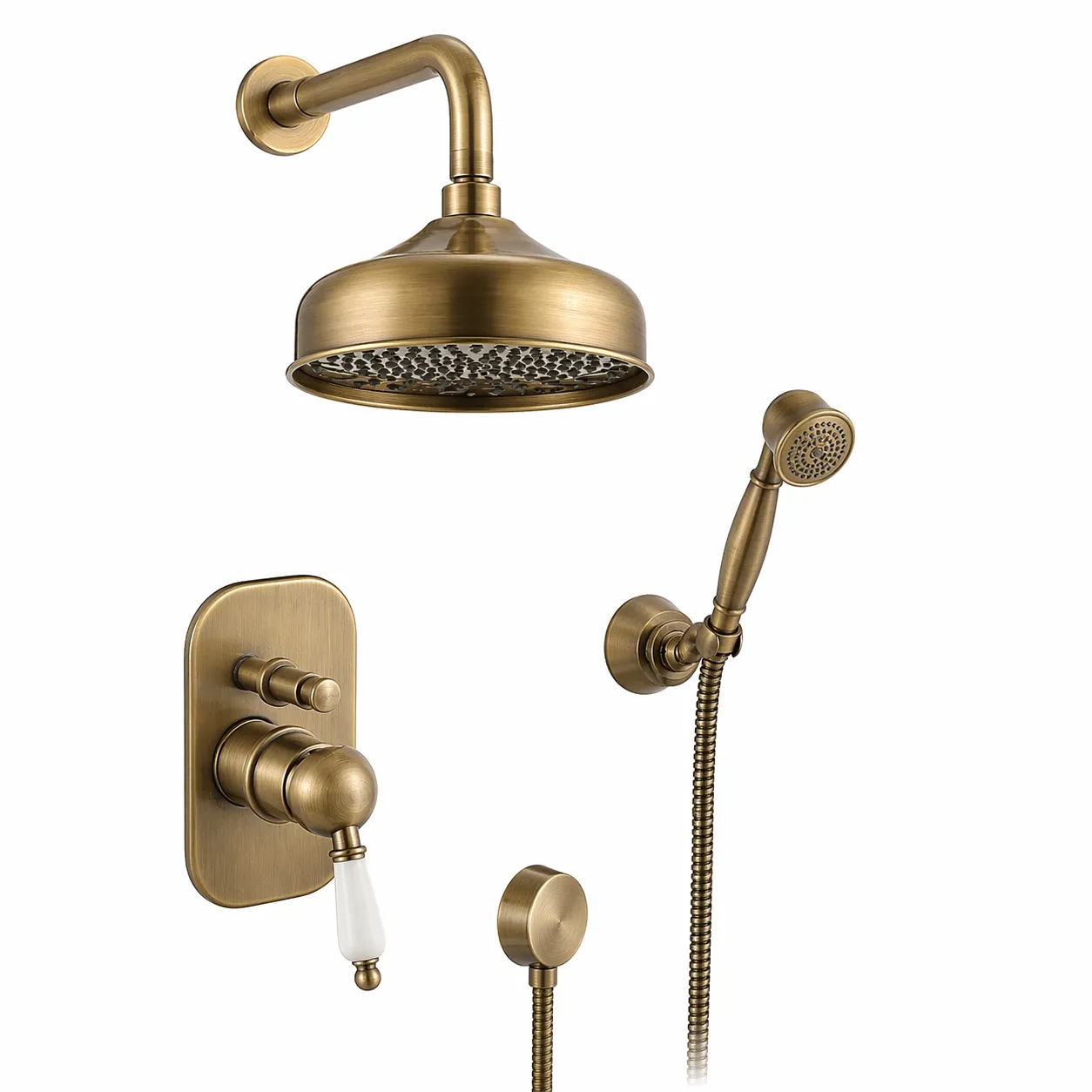 Душевая система встраиваемая Fiore IMPERIAL 83ZZ5138, бронза