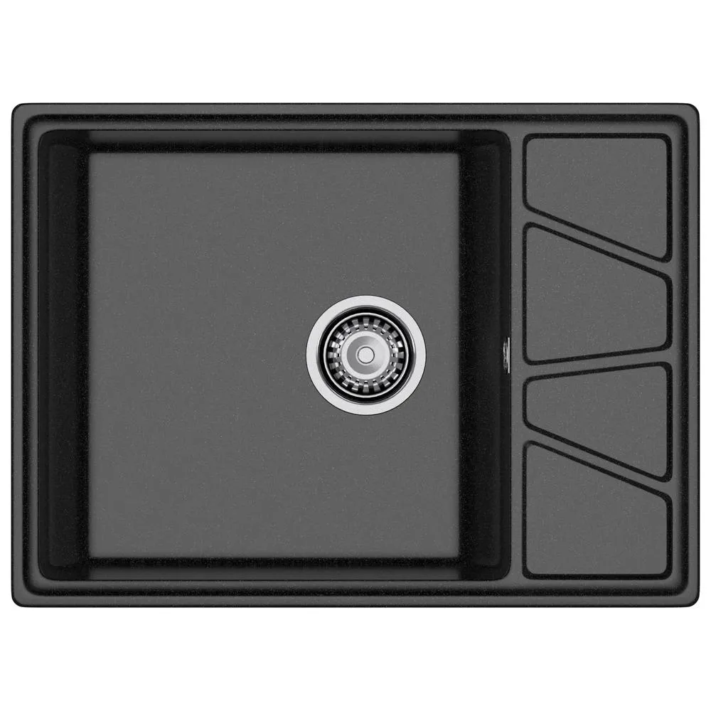 Кухонная мойка GranFest VERTEX 680L, черный