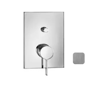 Смеситель для душа Almar Core, на 2 потребителя, с переключателем, Brushed Nickel (E186542.NB)