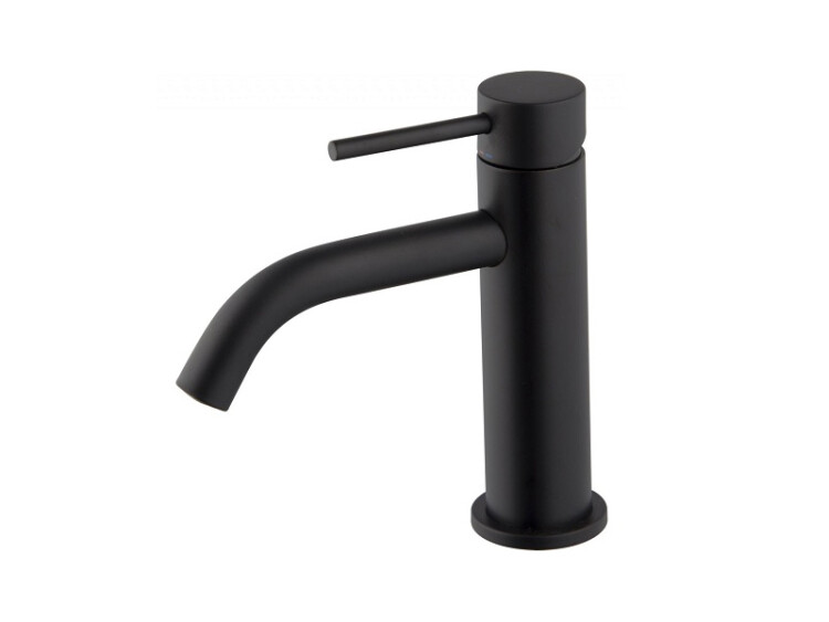 Смеситель для раковины Fima Carlo Frattini Spillo Up, черный матовый (F3031XSNS)