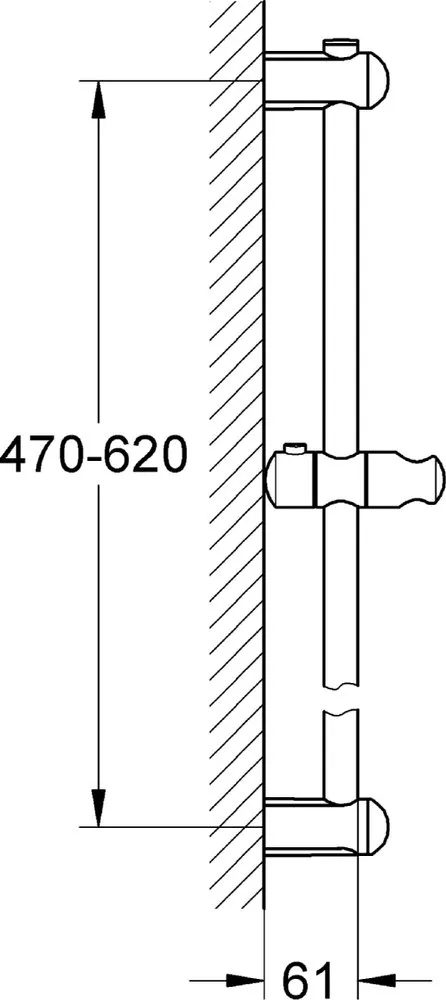 Душевая штанга Grohe Euphoria 27499000 хром