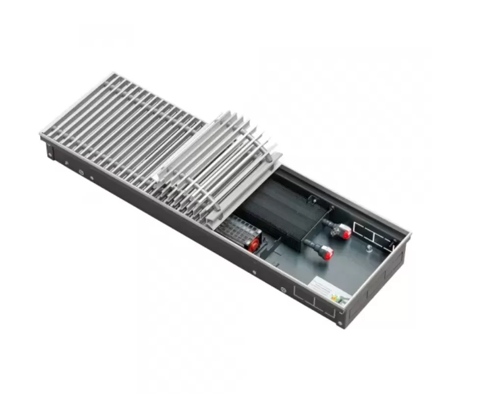 Внутрипольный конвектор Techno Vent KVZV 300-120-2700 с принудительной конвекцией