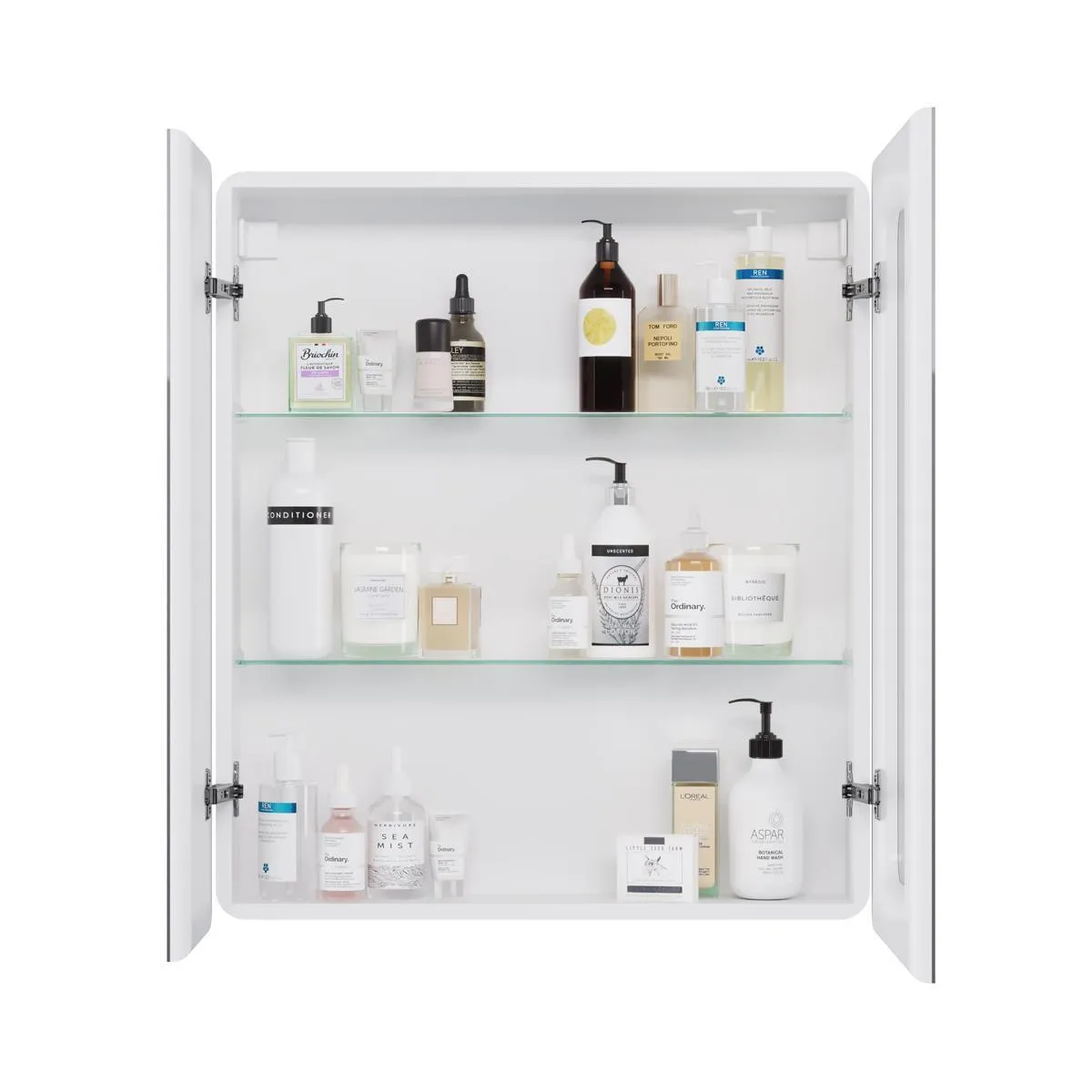 Зеркальный шкаф Dreja Point 70 см, белый