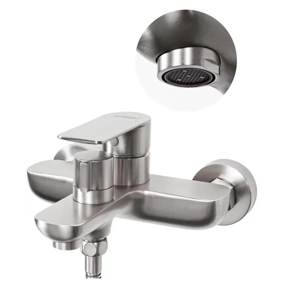 Смеситель для ванны Hansberge H4099NK, никель