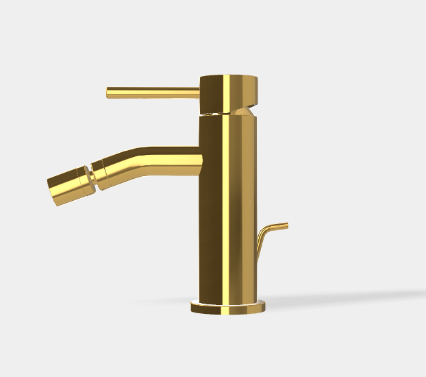 Смеситель для биде Fima Carlo Frattini Spillo Up, золото (F3032XSOR)