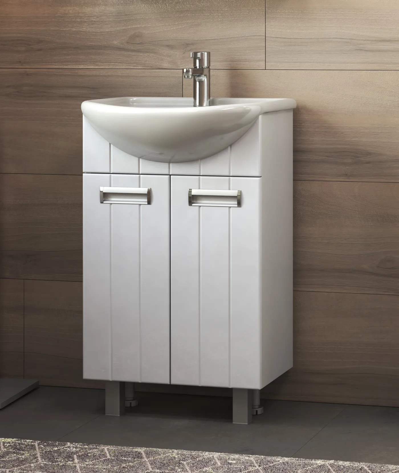 Тумба с раковиной напольная VIGO Diana tn.DIA.UYU.50.2D, 50 см