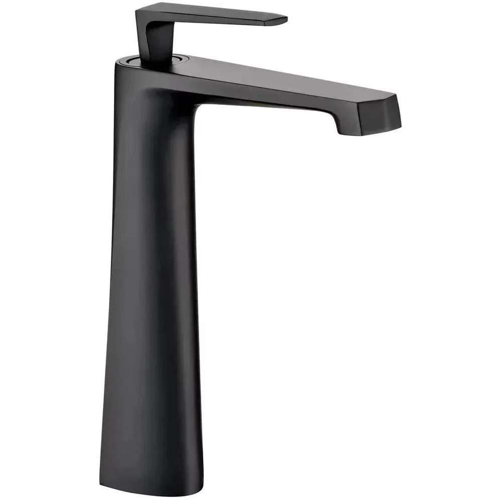 Смеситель для раковины высокий Grocenberg GB3025BL, черный