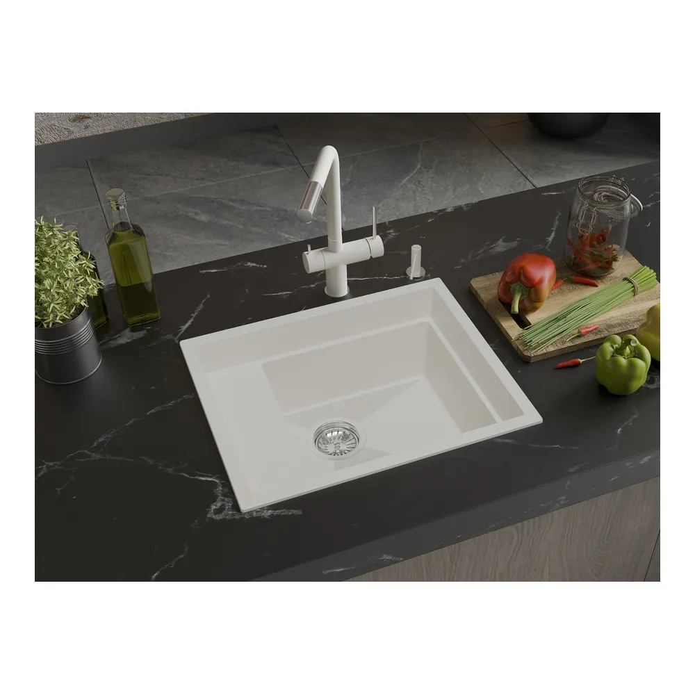 Кухонная мойка Rivelato NOBILE NB-544-L, иней