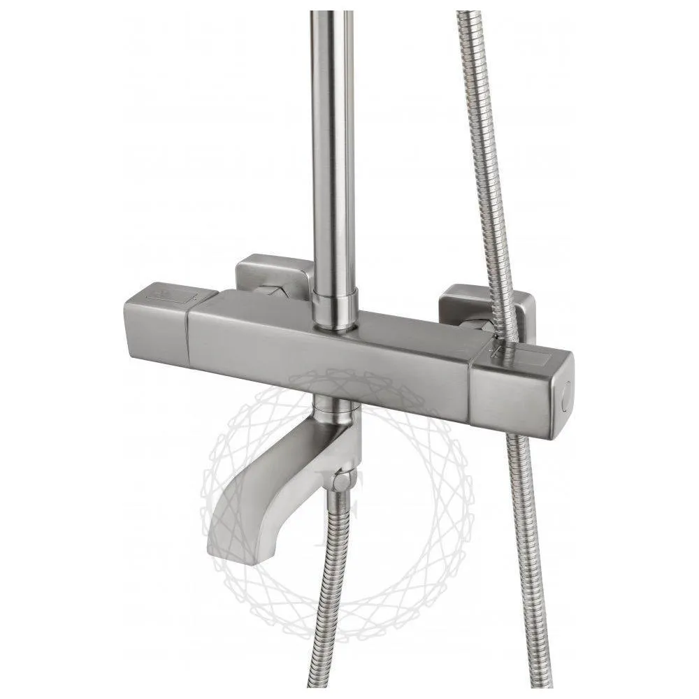 Душевая система с термостатом FILARETE FL2050NK, никель